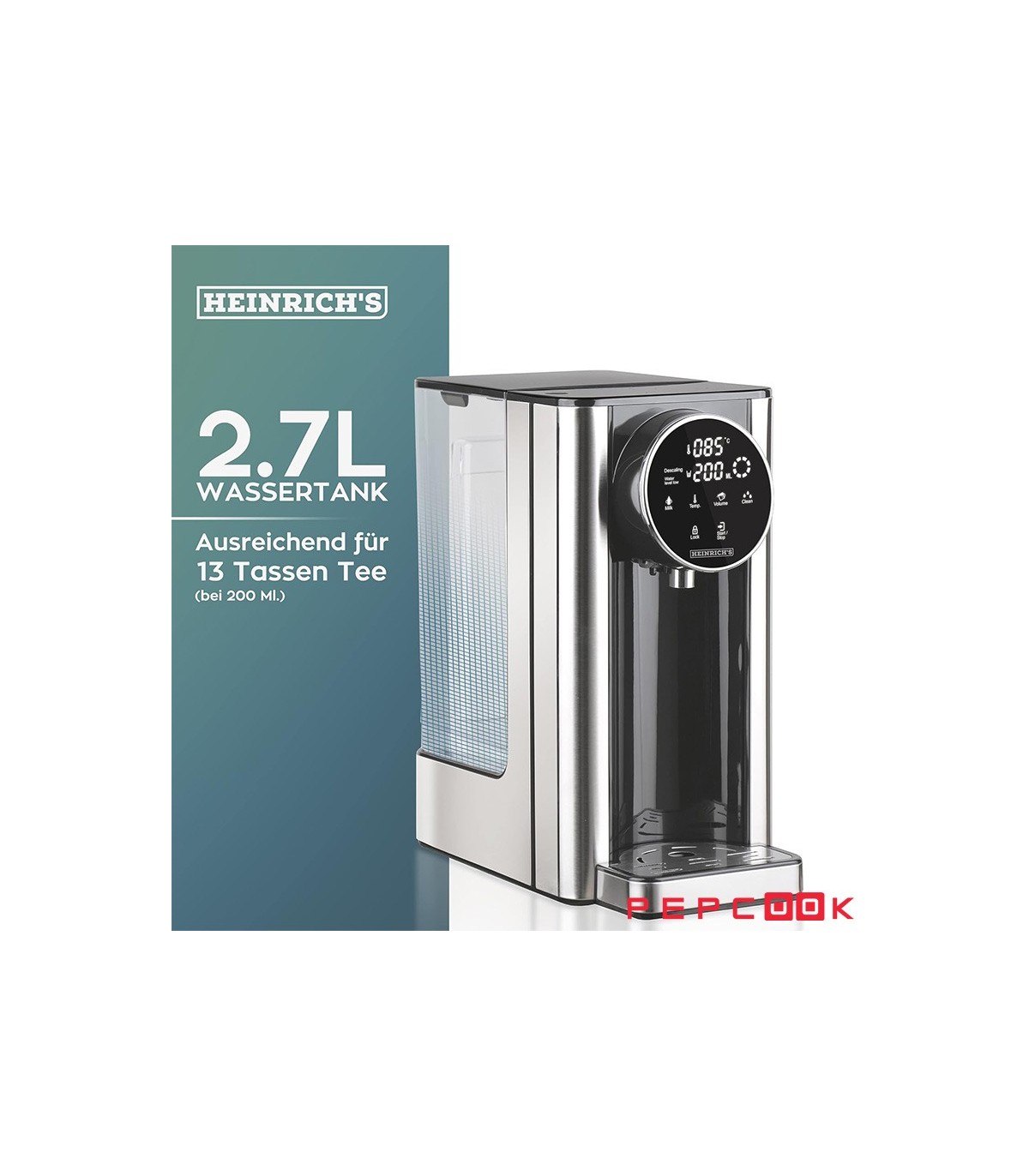 آب جوش کن اتوماتیک هنریچ مدل HWS 8731