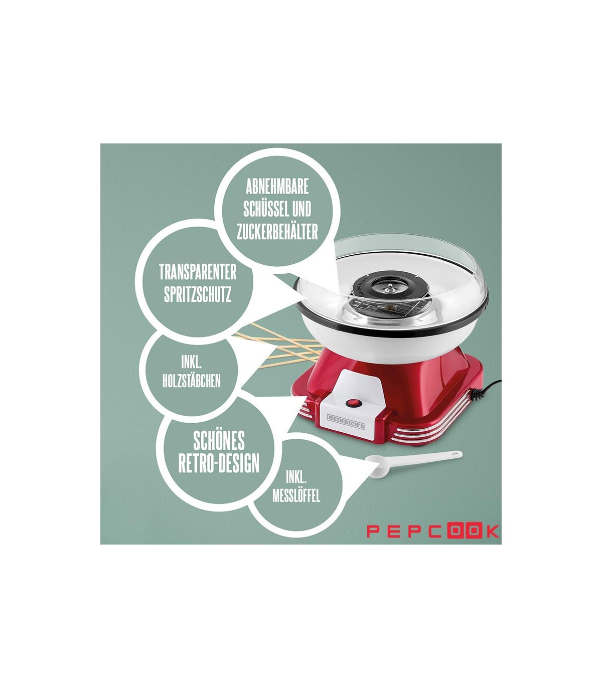 پشمک ساز خانگی هنریچ 8322