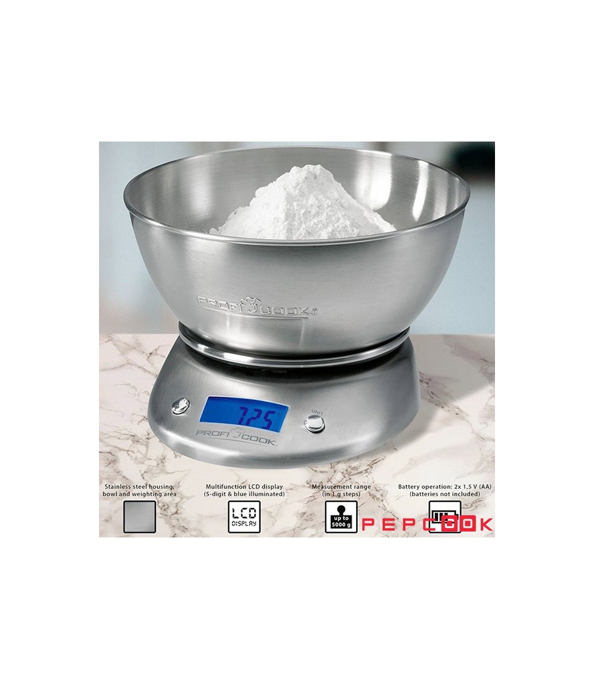 ترازو اشپزخانه پروفی کوک مدل PC-KW 1040