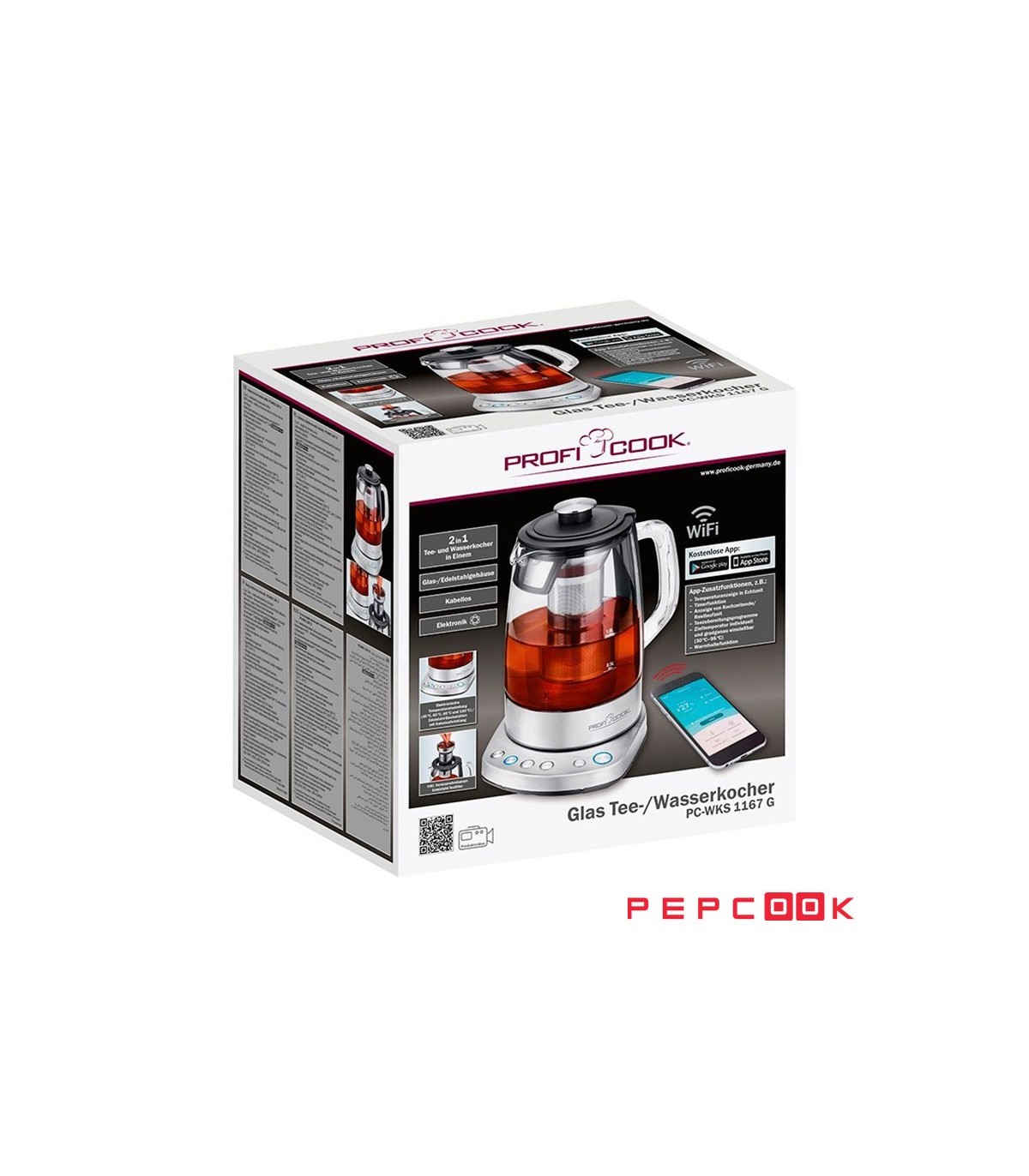 چای ساز و دمنوش ساز Proficook  مدل PC-WKS 1167G