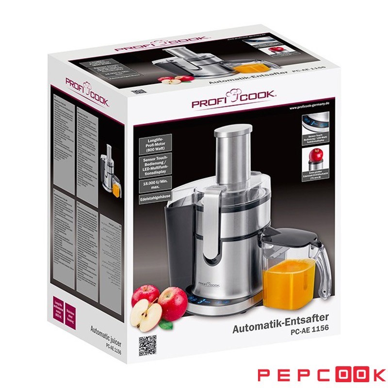 آبمیوه گیر حرفه ای اتوماتیک Proficook  مدل PC-AE 1156