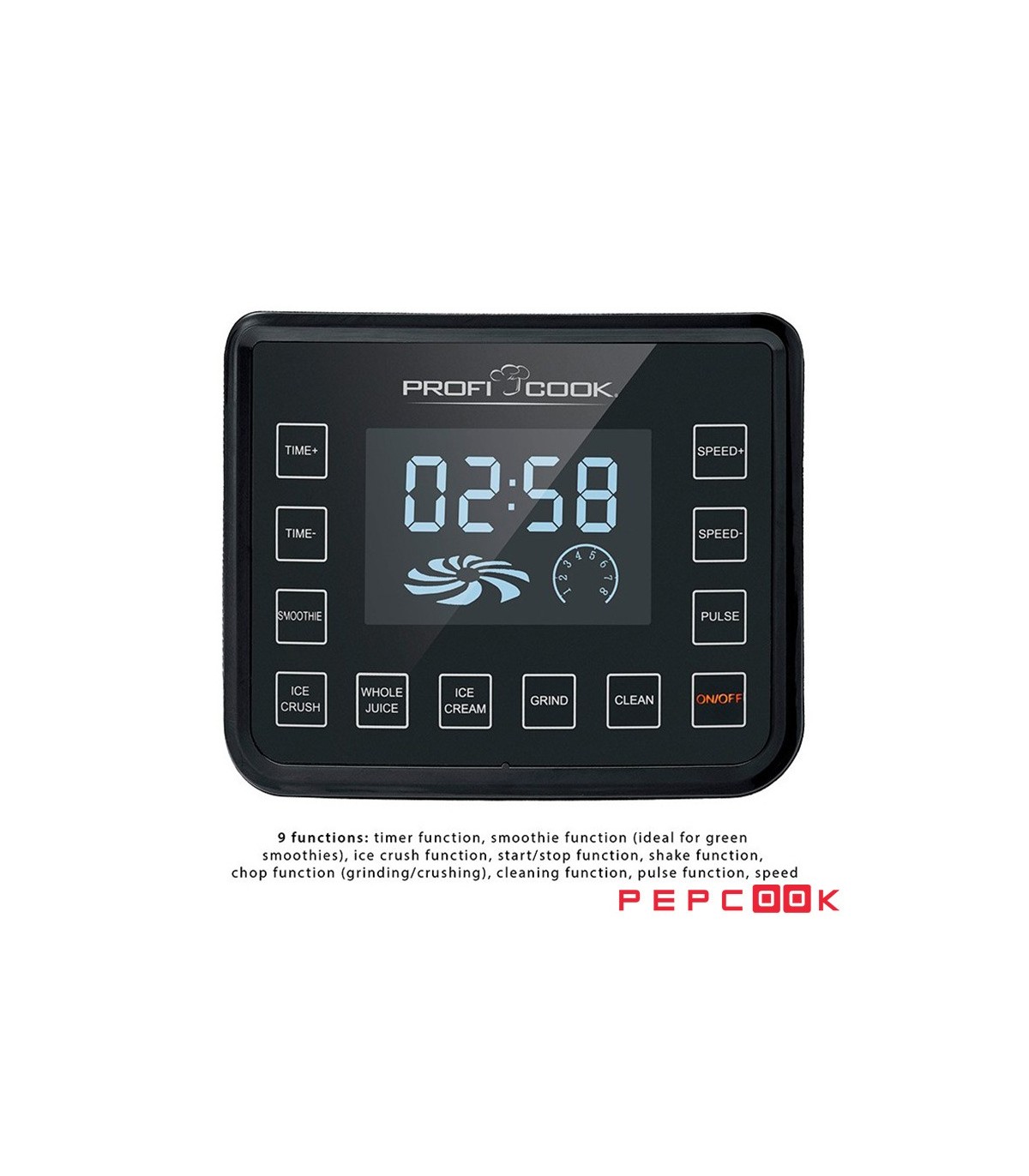 مخلوط کن حرفه ای 2000 وات پروفی کوک مدل 1127