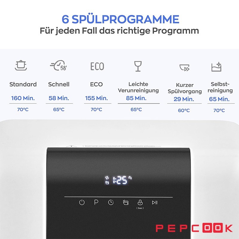 مینی ظرفشویی هنریچ HTG 8842