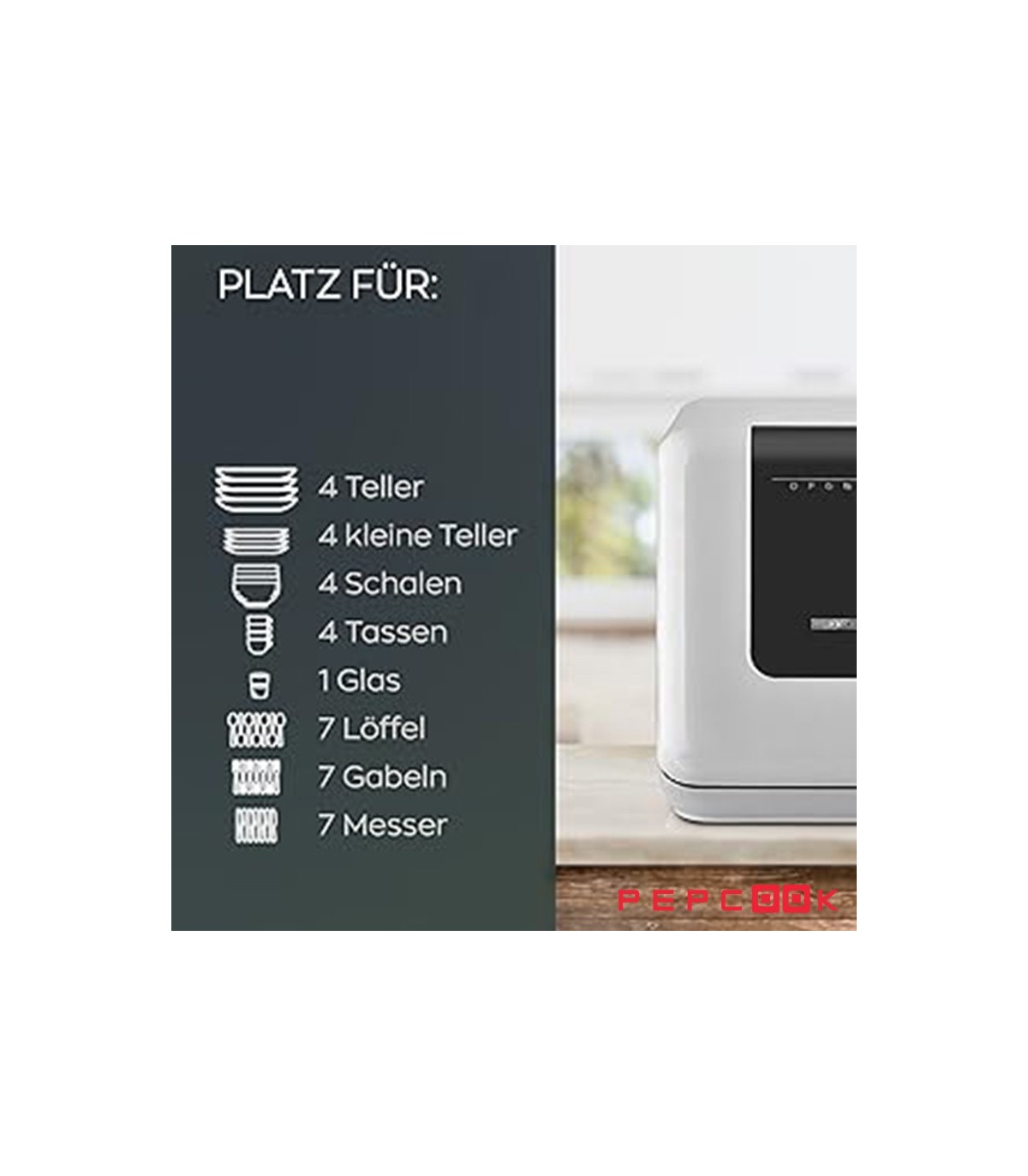 ماشین ظرفشویی پرتابل هنریچ 8842