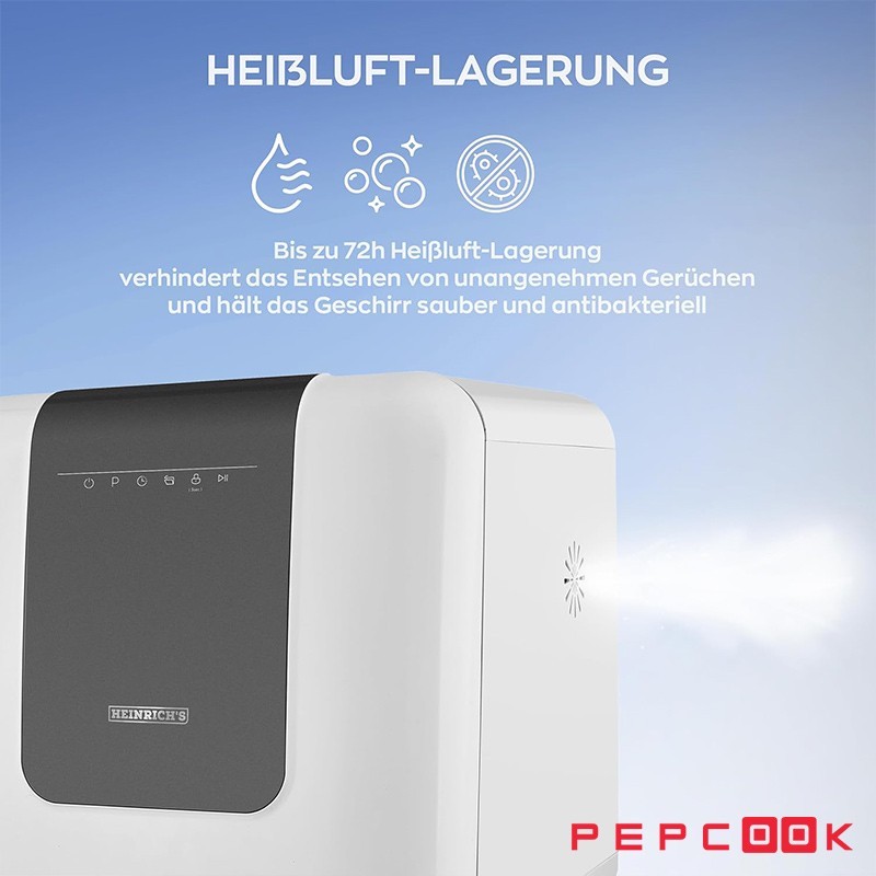 ماشین ظرفشویی رومیزی هنریچ مدل HTG 8842