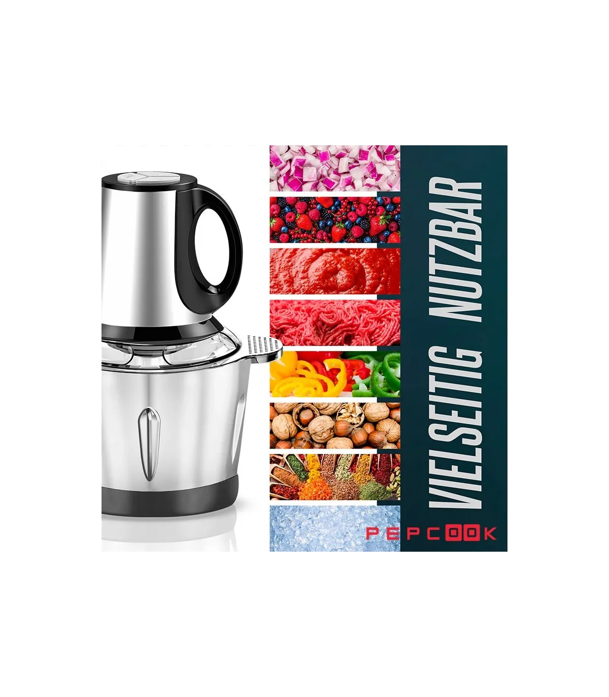 خردکن حرفه ای 1.8 لیتر هنریچ HMZ 8673