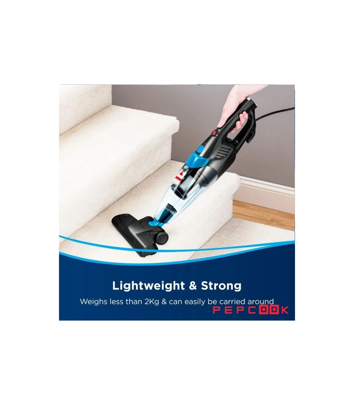 جارو برقی ایستاده بیسل مدل Featherweight 2024E