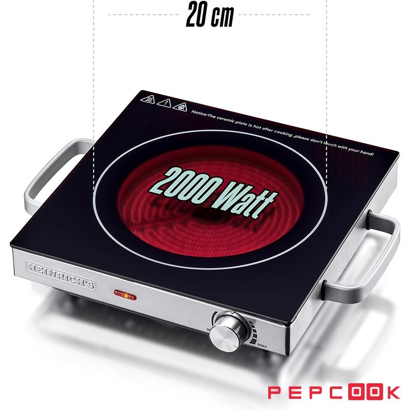 اجاق تک شعله مادون قرمز 2000 وات  هنریچ مدل HEK 8695