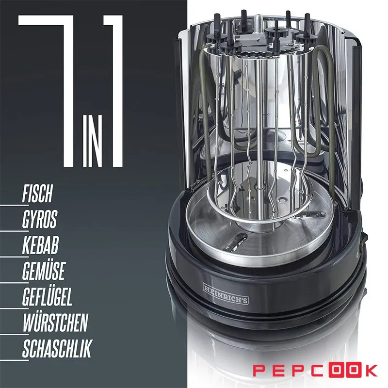 کباب پز حرفه ای هنریچ HDG 8687