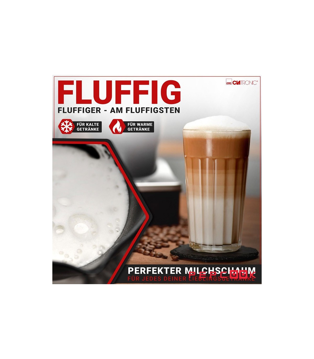 فوم ساز 3 کاره حرفه ای Clatronic مدل MS 3326