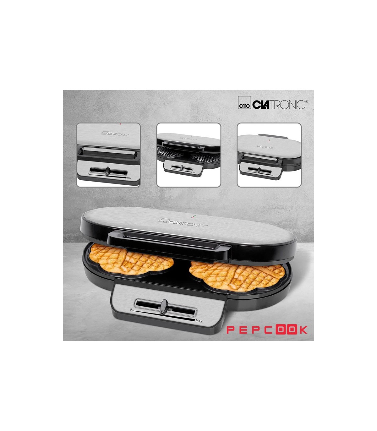 وافل ساز حرفه ای کلترونیک مدل WA 3745