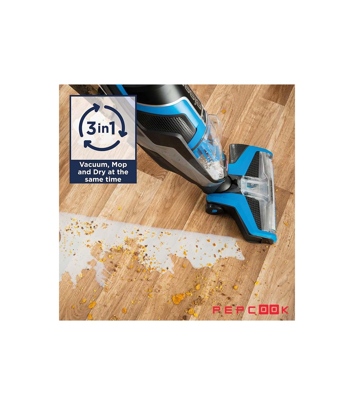 کف شور 3 کاره حرفه ای بیسل Crosswave Multi-surface مدل 1713