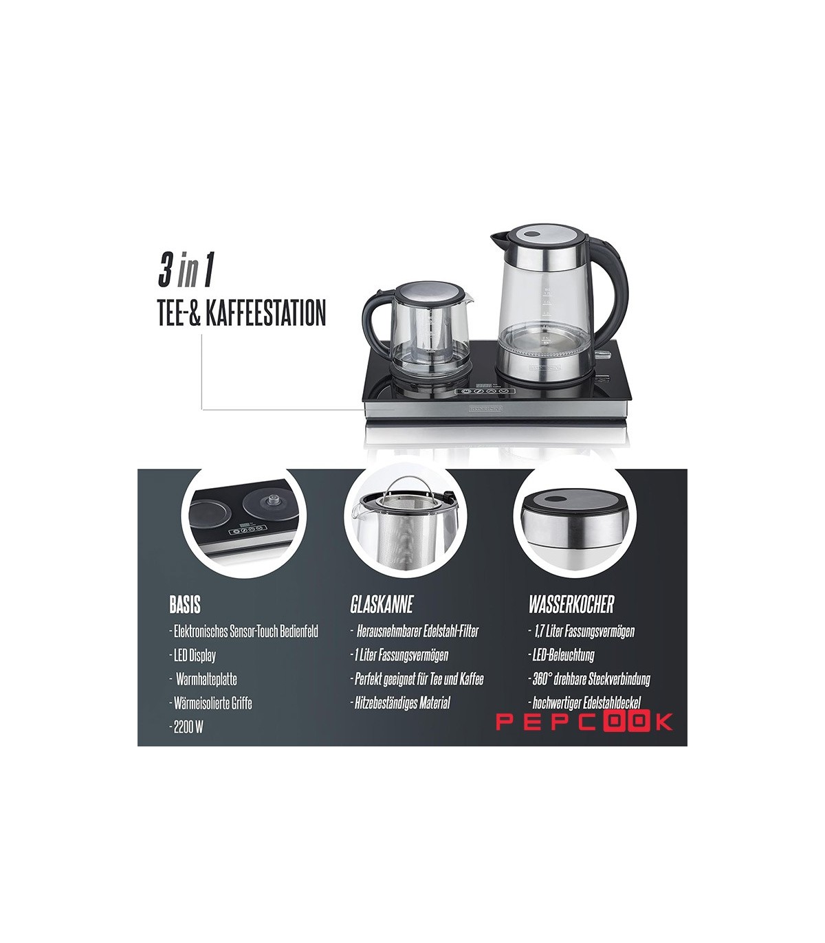 چای ساز و قهوه ساز هنریچ مدل 7951