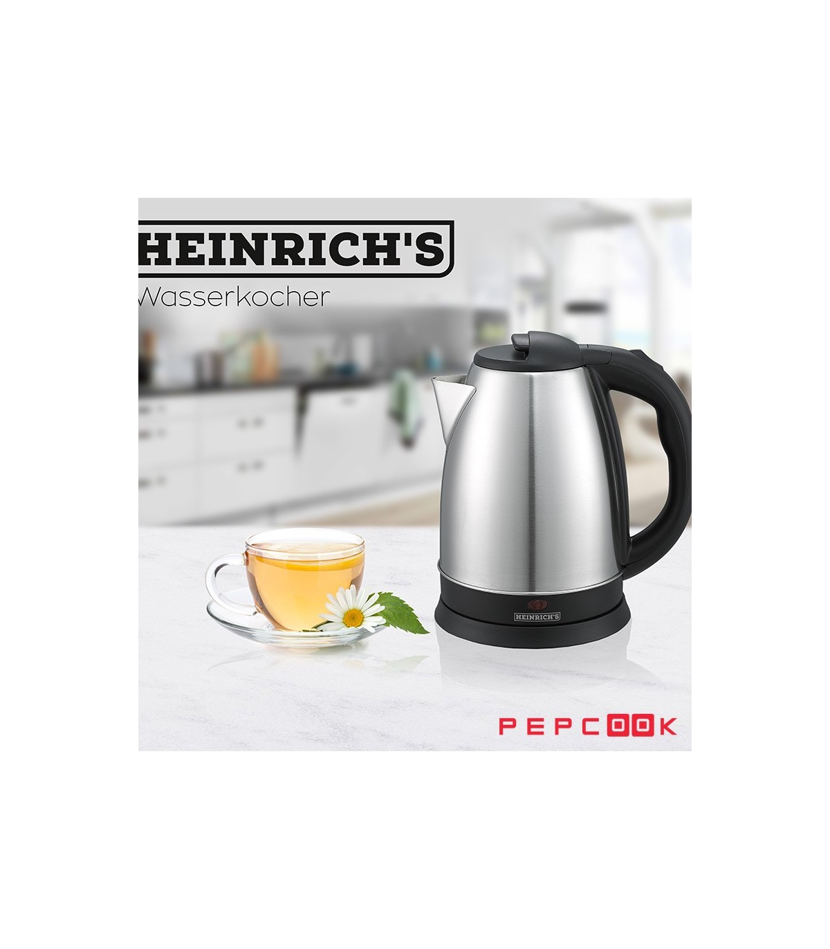 کتری برقی  1.7 لیتر هنریچ مدل HWK 8823