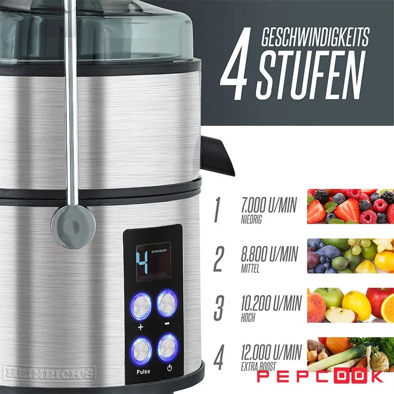 Heinrich's HPJ 8694 Juicer  با قابلیت تنظیم سرعت