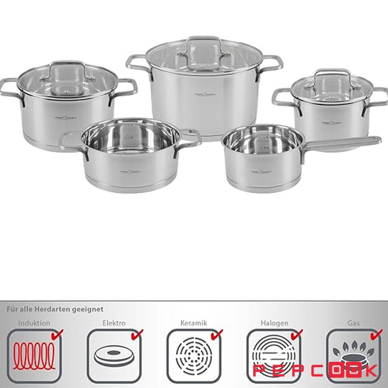 سرویس قابلمه خانگی 8 پارچه Proficook مدل PC-KTS 1225