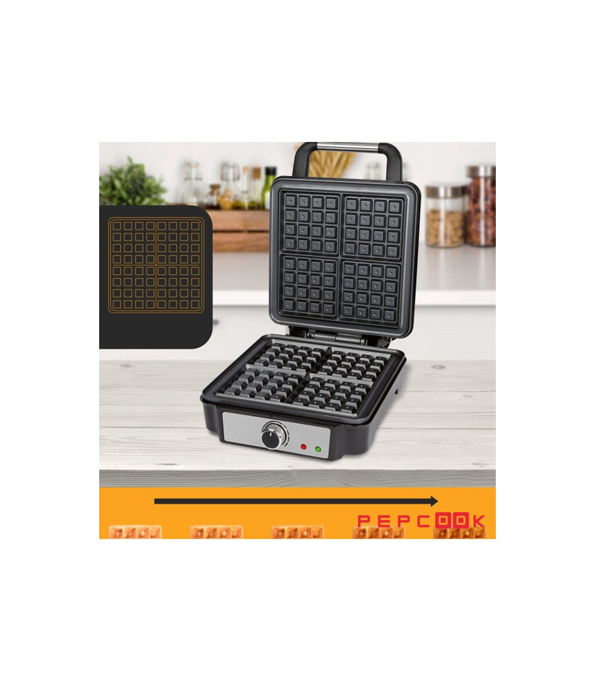 وافل ساز حرفه ای 1200 وات Proficook PC-WA 1241