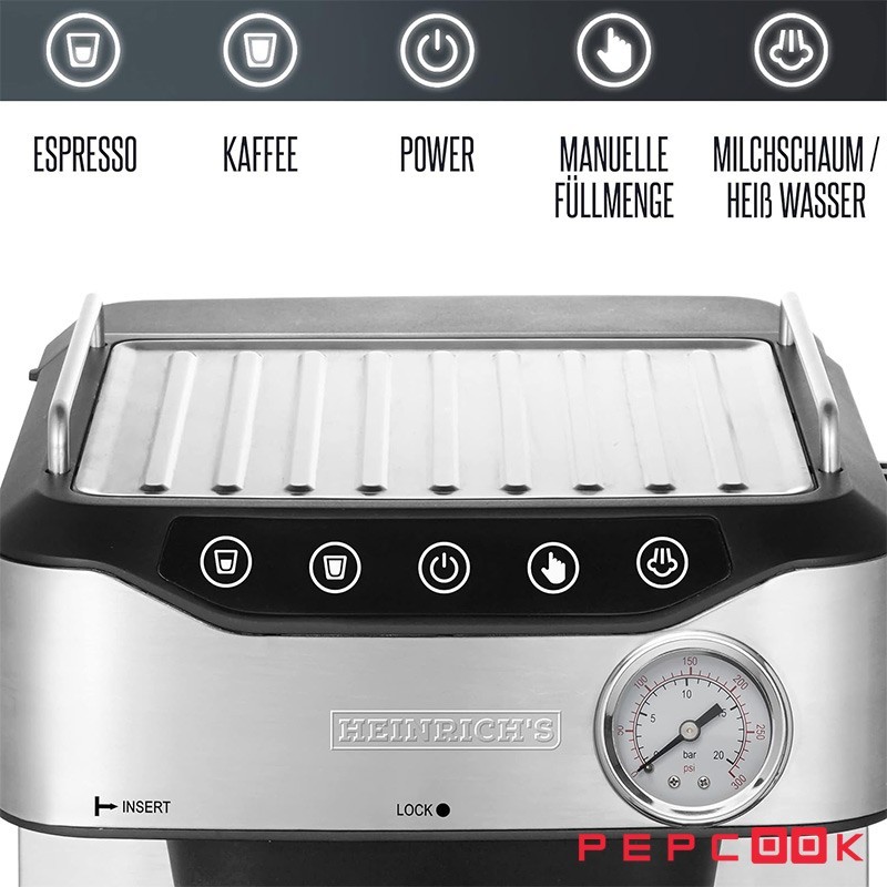 اسپرسو ساز لمسی ۲۰ بار هنریچ HES 8688