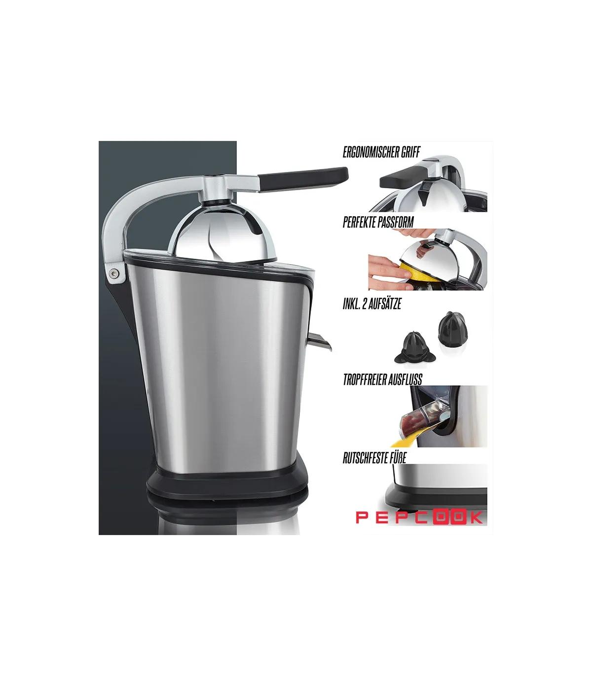 قیمت و خرید آب مرکبات گیر اهرمی 100 وات هنریچ 8692 HZP | فروشگاه پپکوک