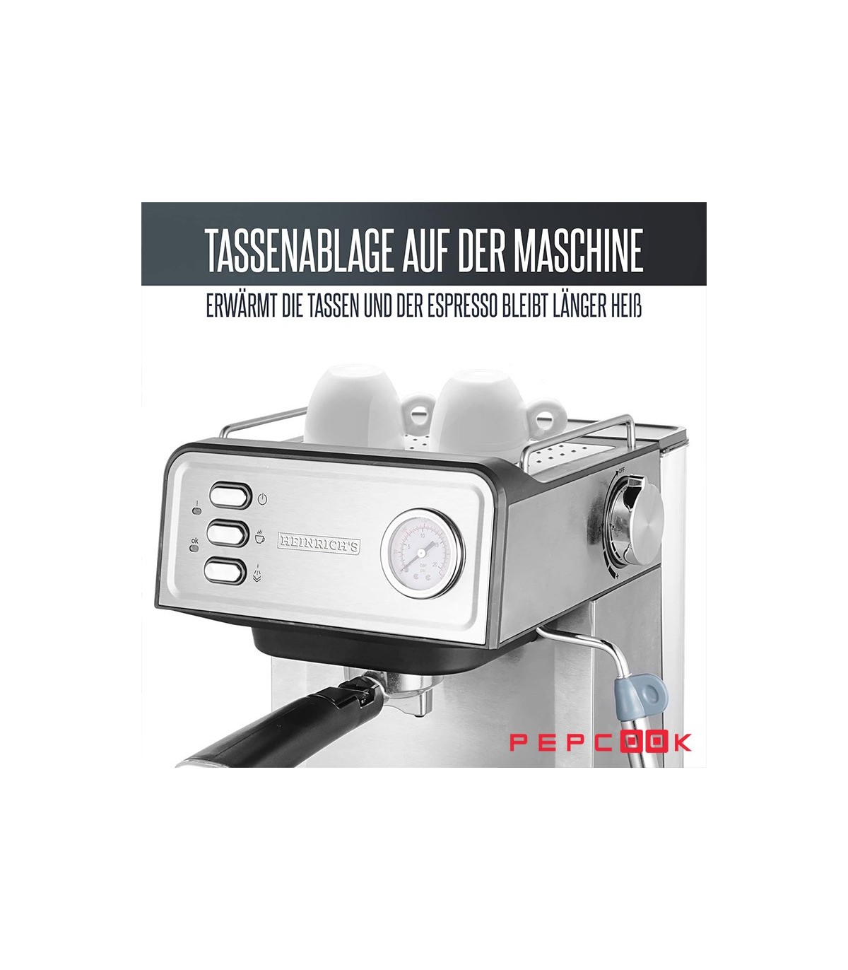 اسپرسو ساز 3 کاره  هنریچ مدل HES 8689