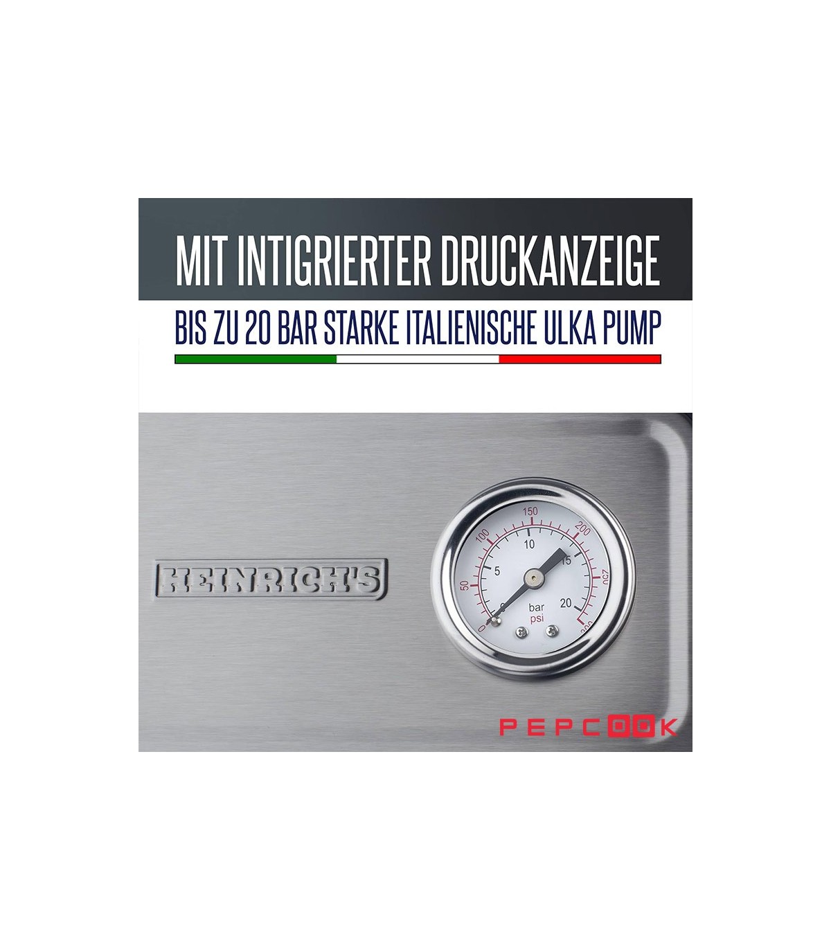 اسپرسو ساز خانگی ۲۰ بار هنریچ مدل HES 8689