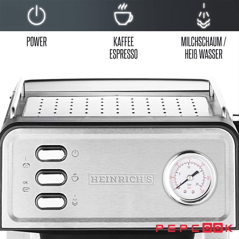 اسپرسو ساز 3 کاره ۲۰ بار Heinrich's HES 8689