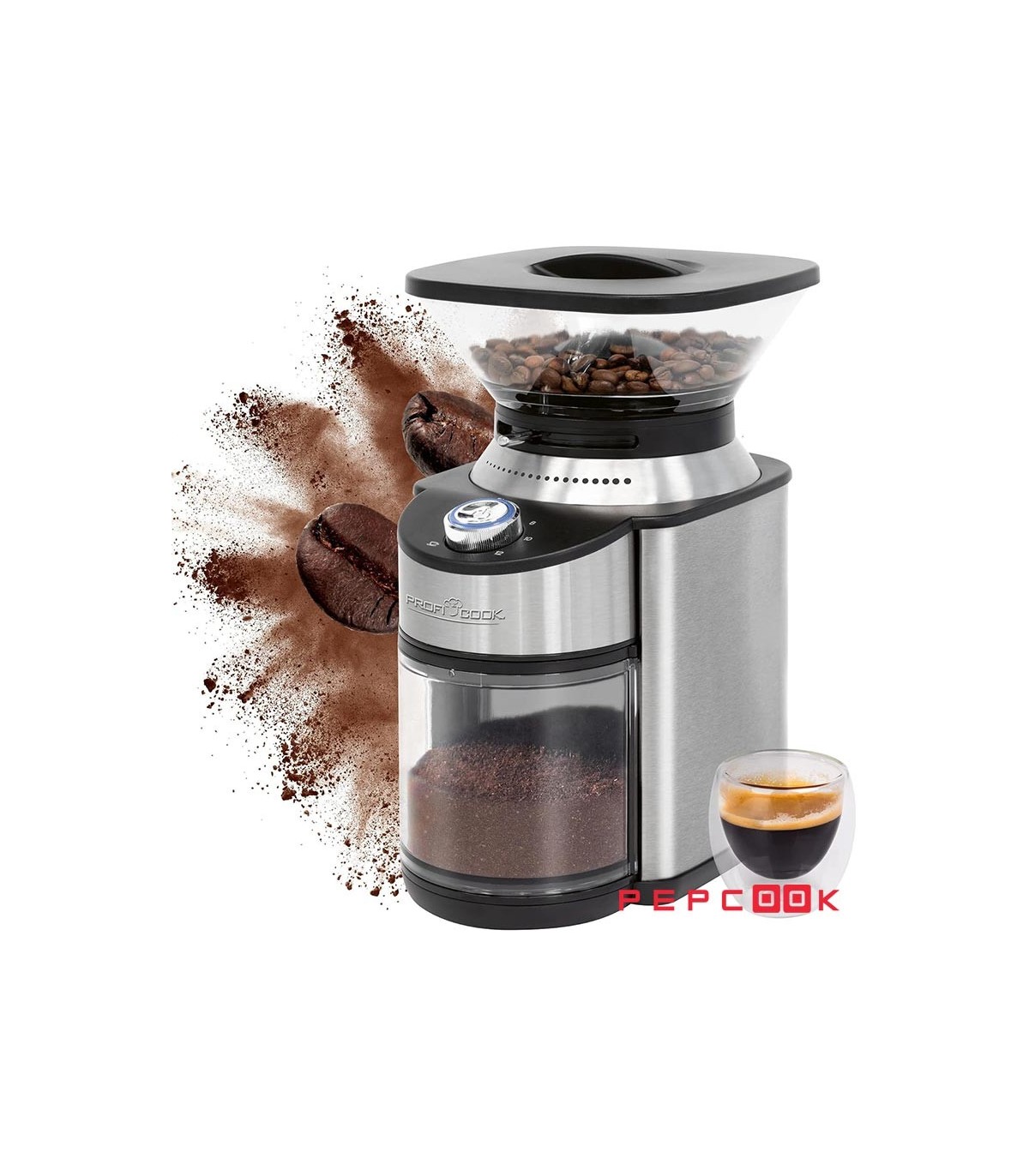 آسیاب قهوه حرفه ای پروفی کوک 1205