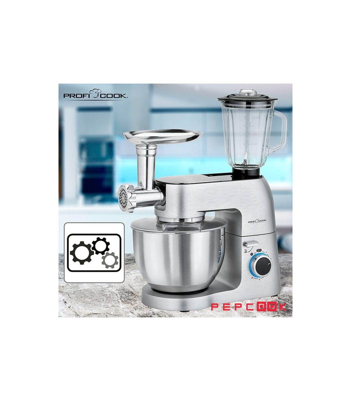 قیمت و خرید ماشین آشپزخانه حرفه ای پروفی کوک PC-KM1189 | فروشگاه پپکوک