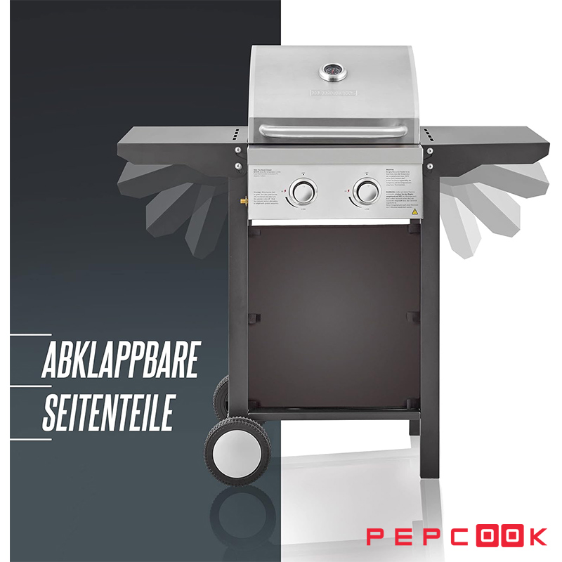 باربیکیو 8521 مجهز به دو صفحه تاشو و سیستم گرم نگهدار