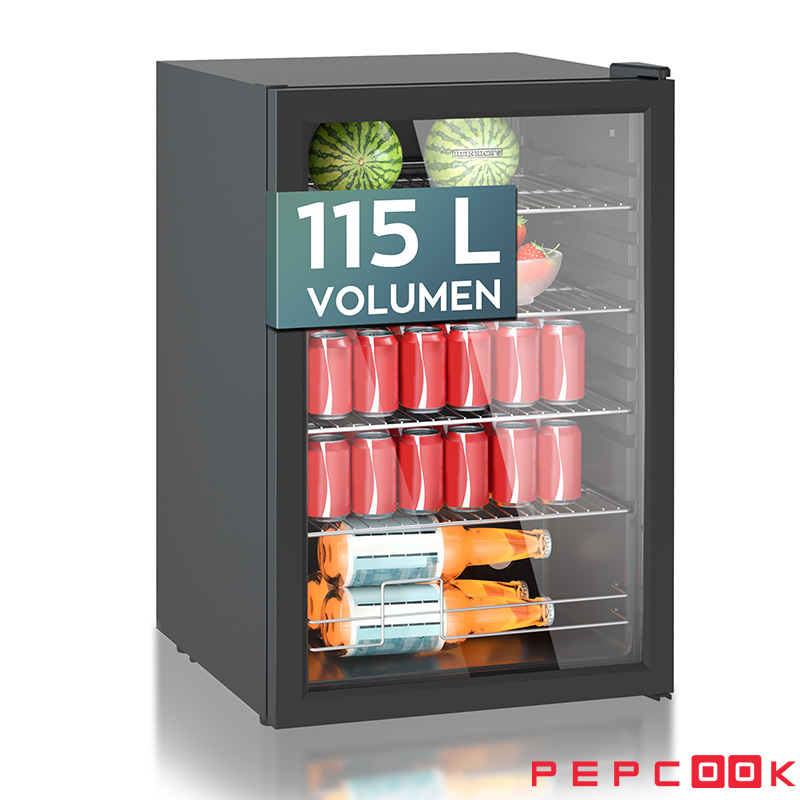 یخچال کلاب 3115 با ظرفیت 115 لیتر و 4 قفسه استیل