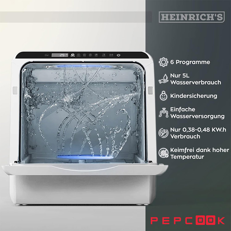 heinrich's 8841 با قابلیت استفاده با یا بدون جریان آب مستقیم