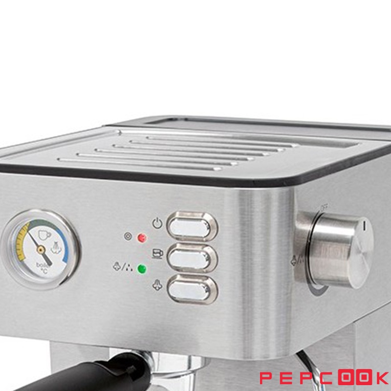 اسپرسو ساز 1209 با قابلیت تنظیم فشار بخار و مجهز به عقربه فشار بخار