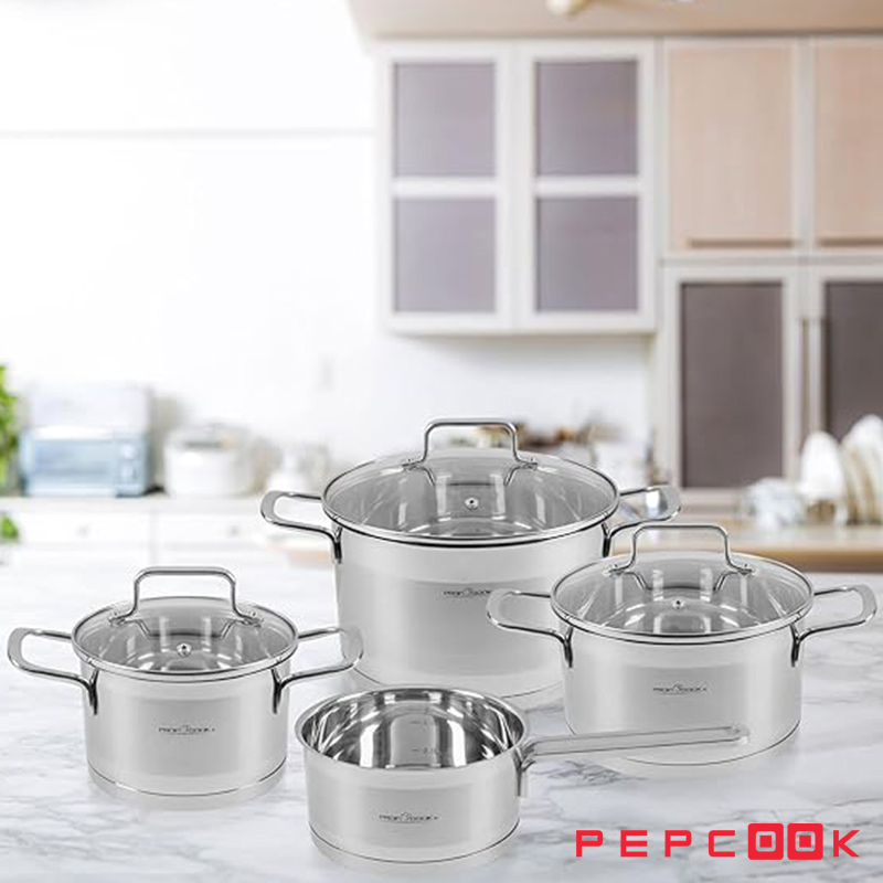 Proficook 7 Piece Stainless Steel Cookware Set PC-KTS 1224