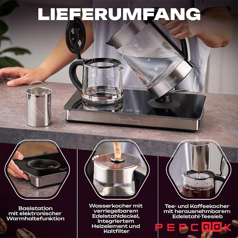 قابلیت تنظیم دما به صورت دستی و اتوماتیک در پروفی کوک 1056