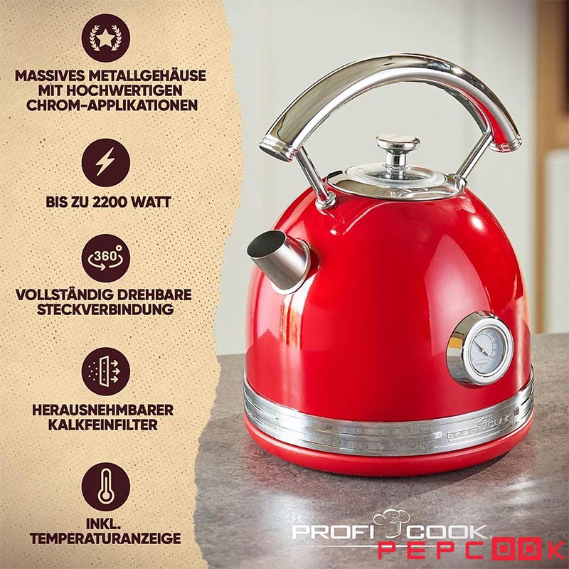 کتری برقی 1192 پروفی کوک با قدرت 2200 وات