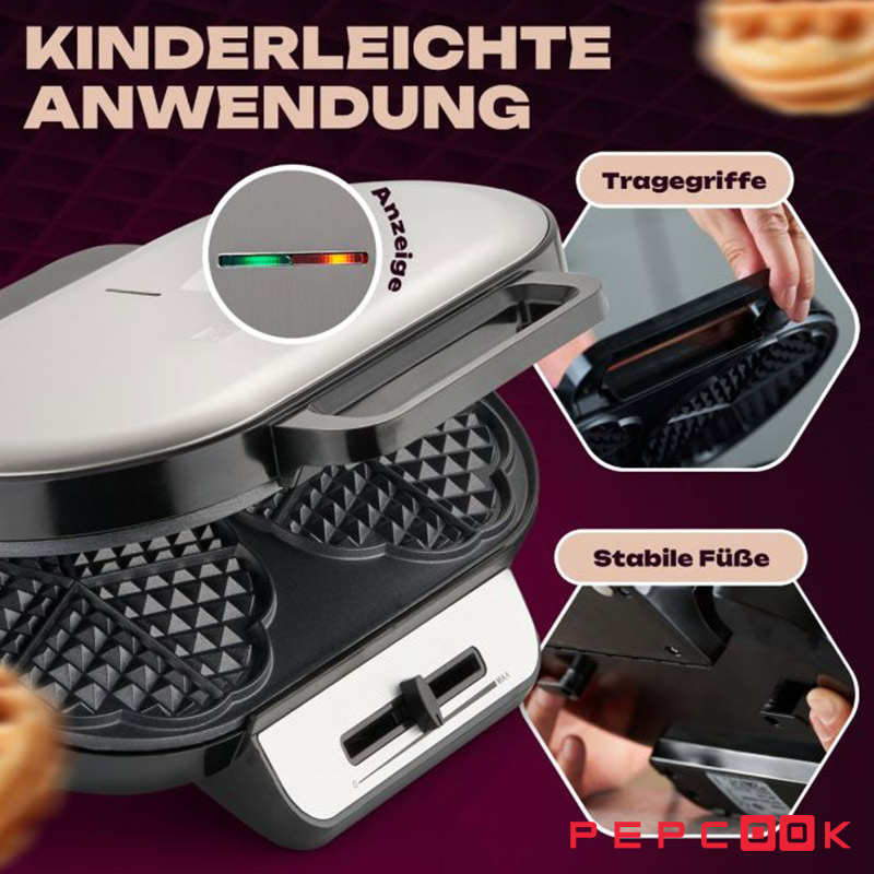 وافل ساز 3745 کلترونیک با قابلیت تنظیم حرارت